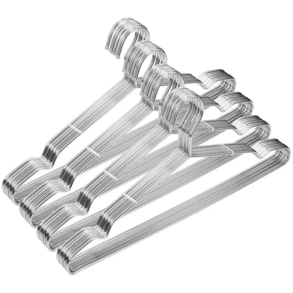 Hangers 100% stainless steel anti-slip anti-rust metal clothing hangers